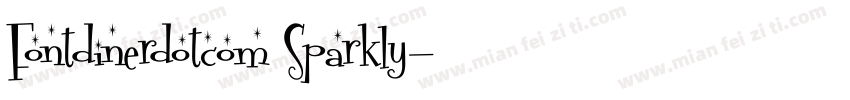 Fontdinerdotcom Sparkly字体转换